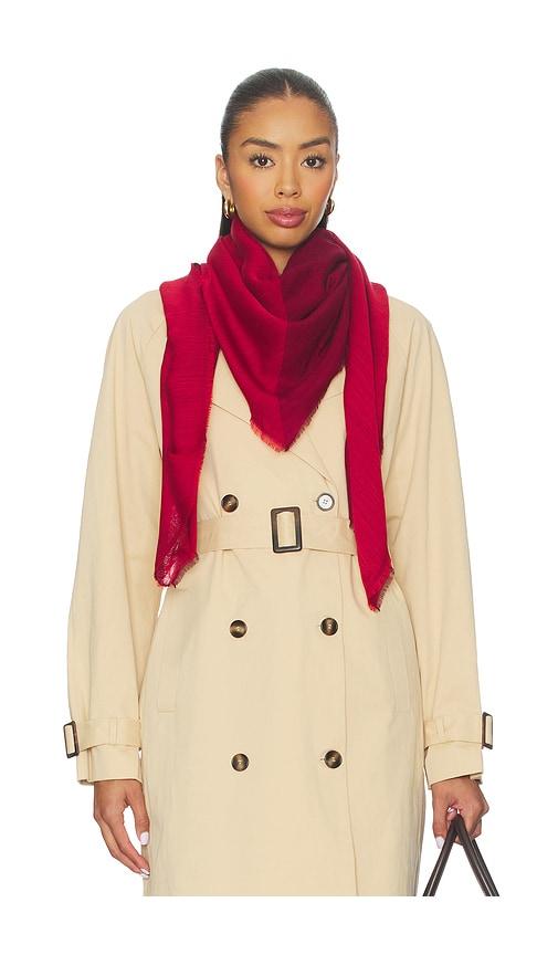 rag & bone geo dagger scarf in red.