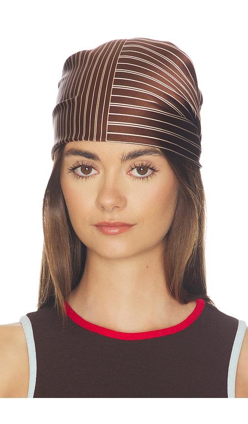 rag & bone gia scarf in brown.