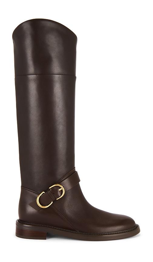 rag & bone hayden riding boot in brown. - size 36 (also in 36.5, 37, 38)