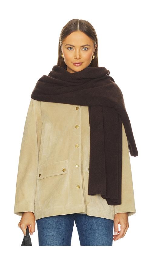 rag & bone joni scarf in brown.