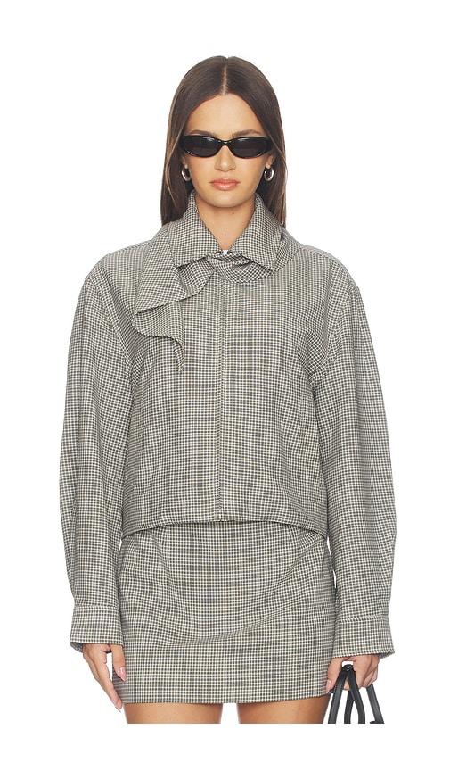 rag & bone krista wool jacket in black & white. - size m (also in s, xs)