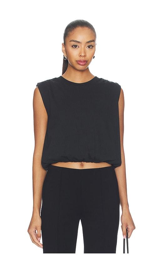 rag & bone mica bubble top in black. - size m (also in s, xs)