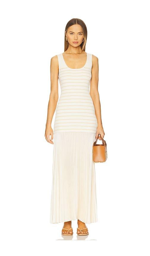 rag & bone millie stripe tank dress in cream,neutral. - size m (also in xl)
