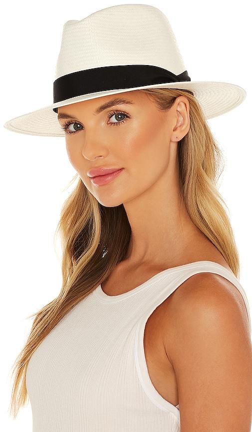 rag & bone panama hat in white. - size m/l (also in s/m)