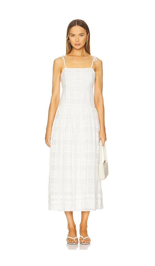 rag & bone presley plaid dress in white. - size 00 (also in 8)