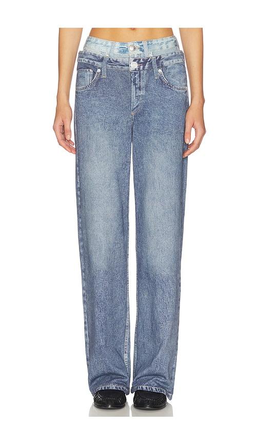 rag & bone rb miramar combo terry logan in blue. - size 27 (also in 28, 29, 30, 33, 34)
