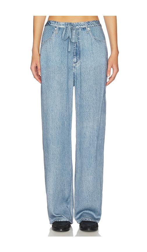 rag & bone rb miramar slink lounge pant in blue. - size s (also in xs)