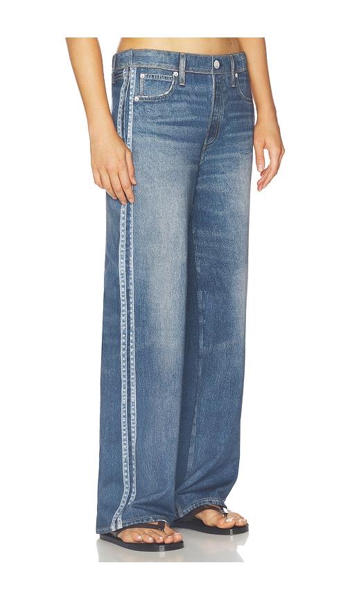 rag & bone rb miramar terry track pant in blue. - size m (also in xs, s)