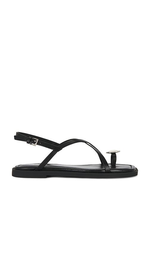 rag & bone remi flat sandal in black. - size 36 (also in 37, 38, 39, 40, 41)