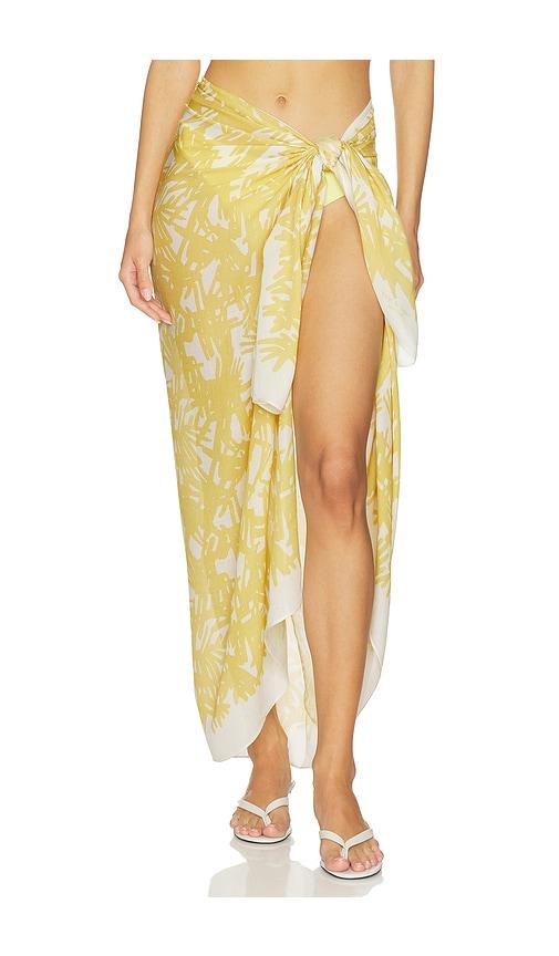 rag & bone sally sarong in yellow.