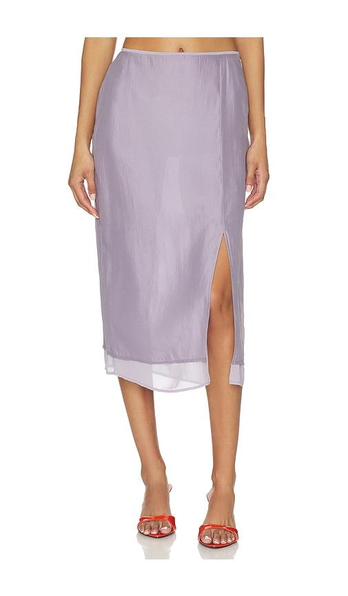 rag & bone suki skirt in lavender. - size 10 (also in 8)