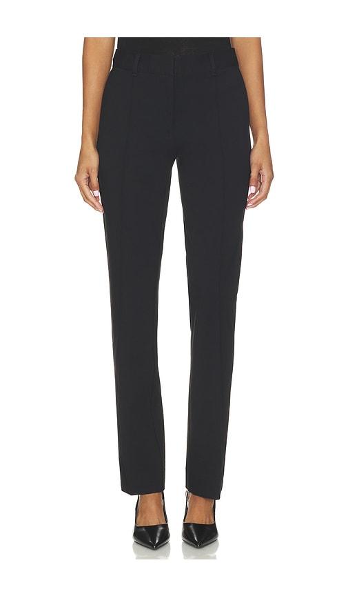 rag & bone sutton ponte cigarette pant in black. - size 0 (also in 00, 10, 2, 4, 6)