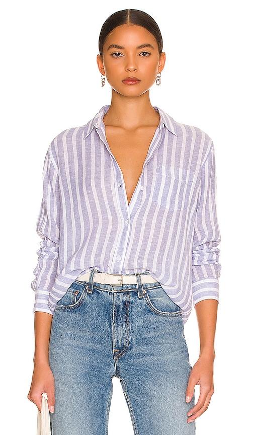rails charli button up in blue. - size s (also in xs, xl)