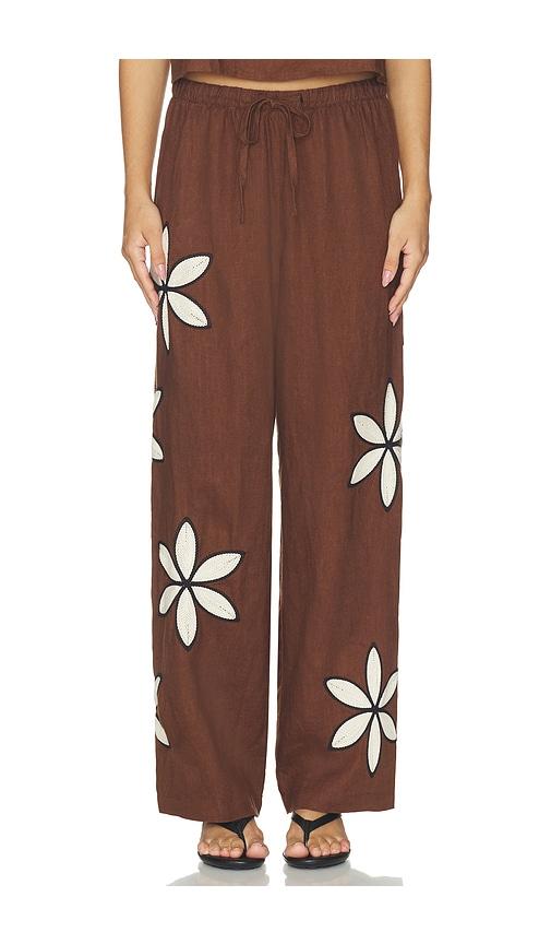 rails emmie pant in brick. - size l (also in xs, s, m, xl)