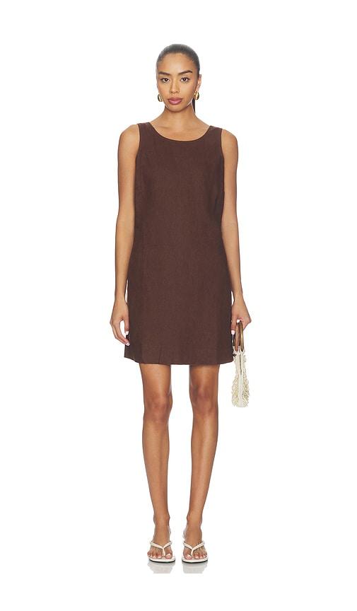 rails lindsey dress in brown. - size s (also in xs)