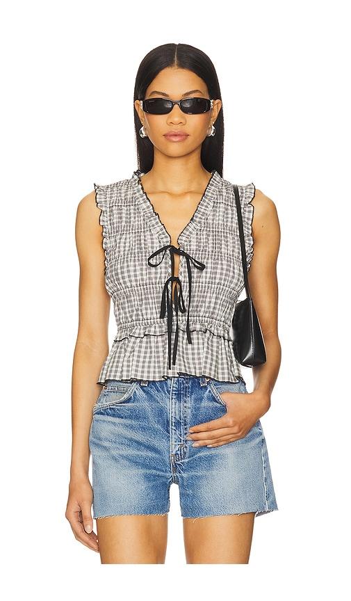 rails martine top in black. - size l (also in m)