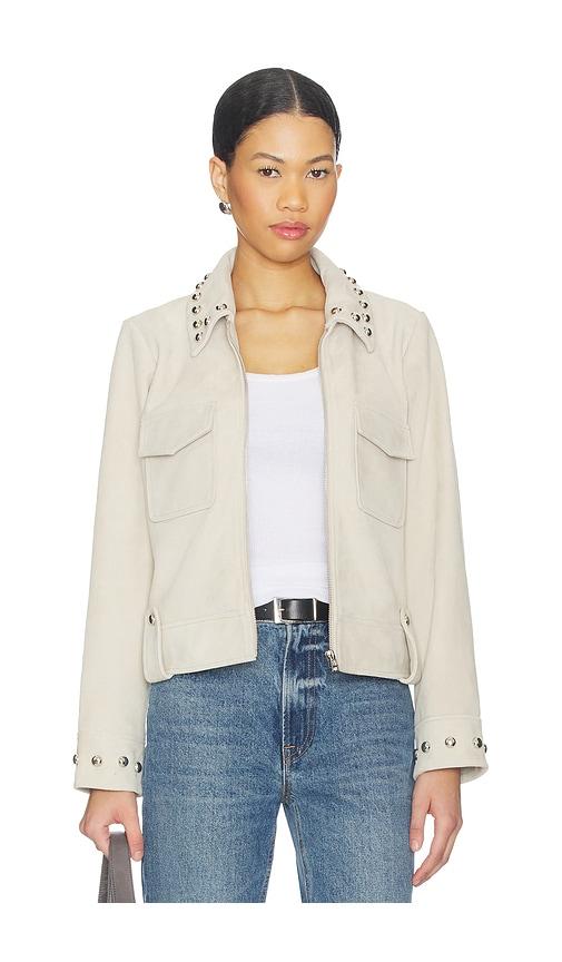 rails zeta jacket in taupe. - size m (also in xl)