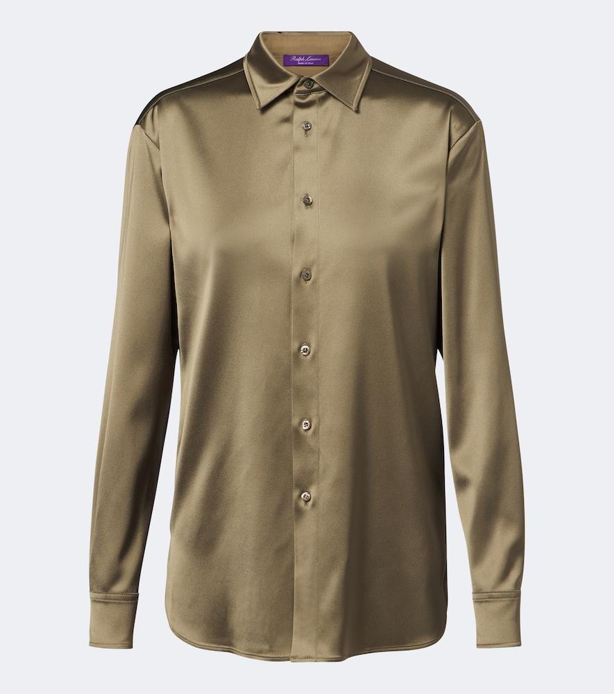 ralph lauren collection adrien satin shirt
