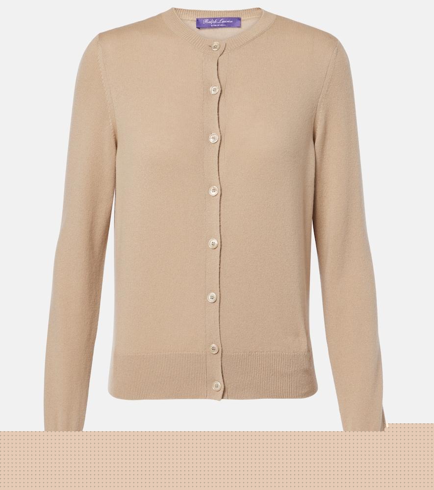 ralph lauren collection cable-knit cashmere cardigan