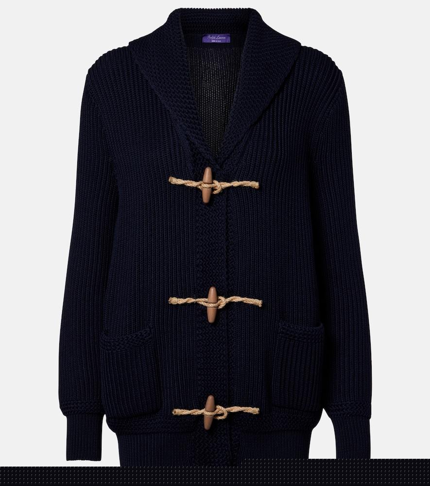 ralph lauren collection cotton and silk cardigan
