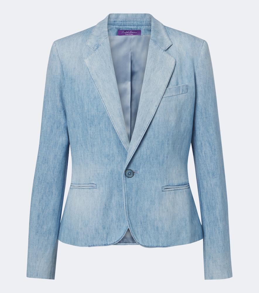 ralph lauren collection denim blazer