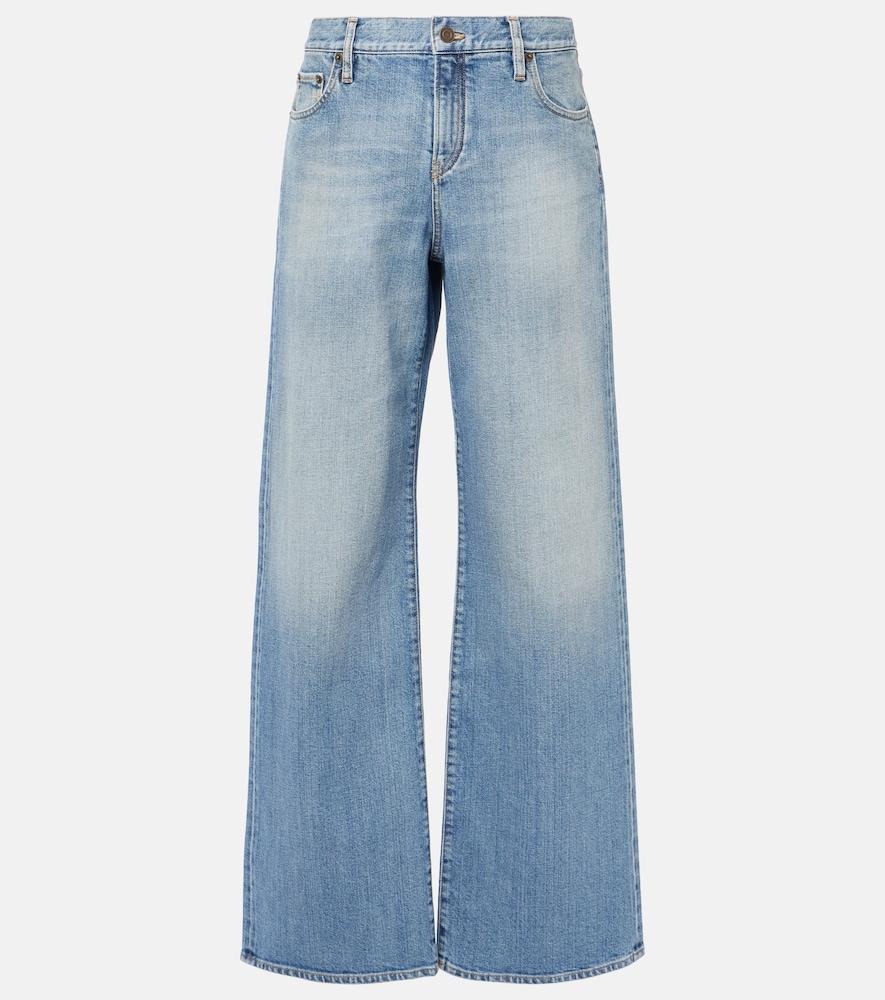 ralph lauren collection mercer wide-leg jeans