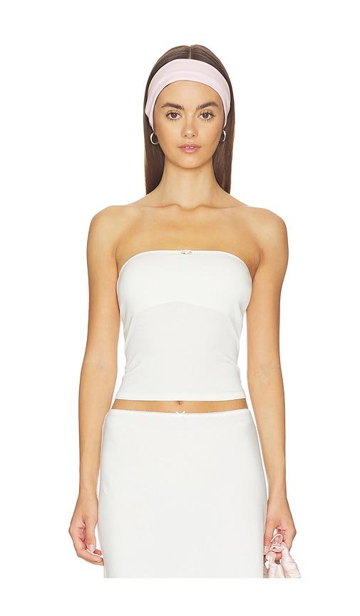 rat boi contour tube top in white. - size l (also in m, s, xl, xxl)