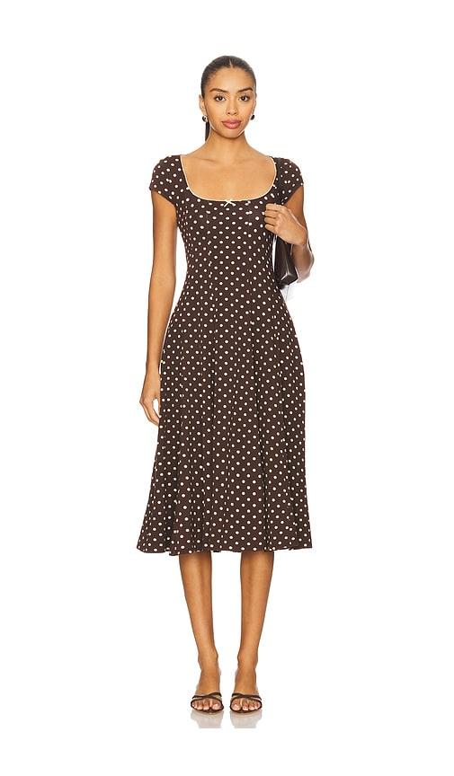 rat boi dream dress in brown. - size l (also in m, s, xl, xs)