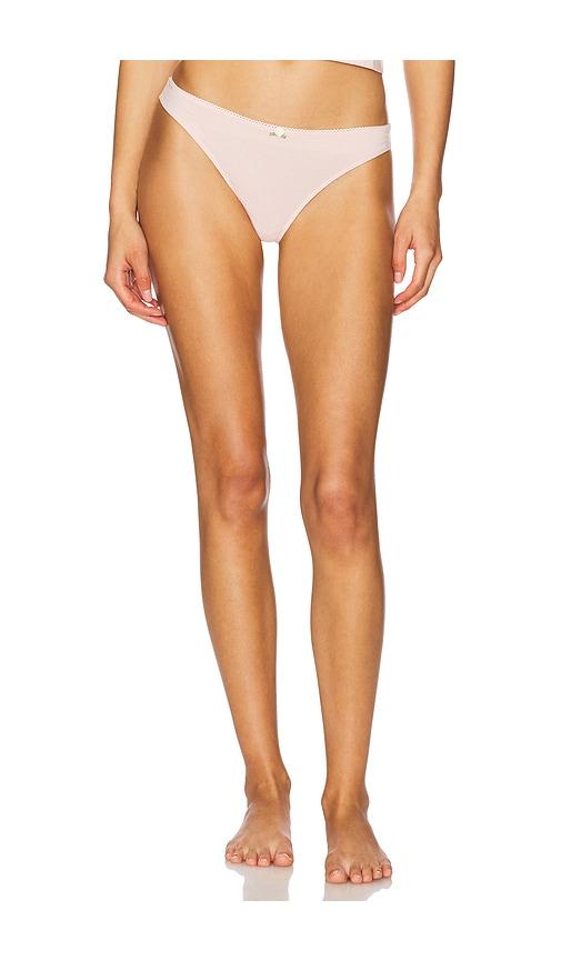 rat boi low rise thong in blush. - size l (also in xl)