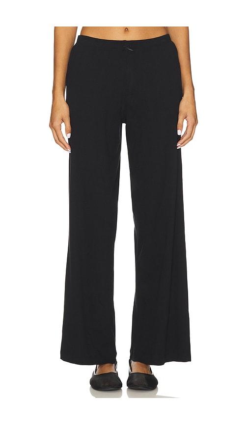 rat boi pointelle pant in black. - size l (also in xs, xl)