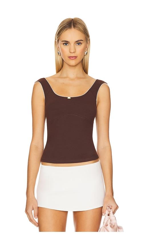 rat boi romantic top in brown. - size m (also in xl)