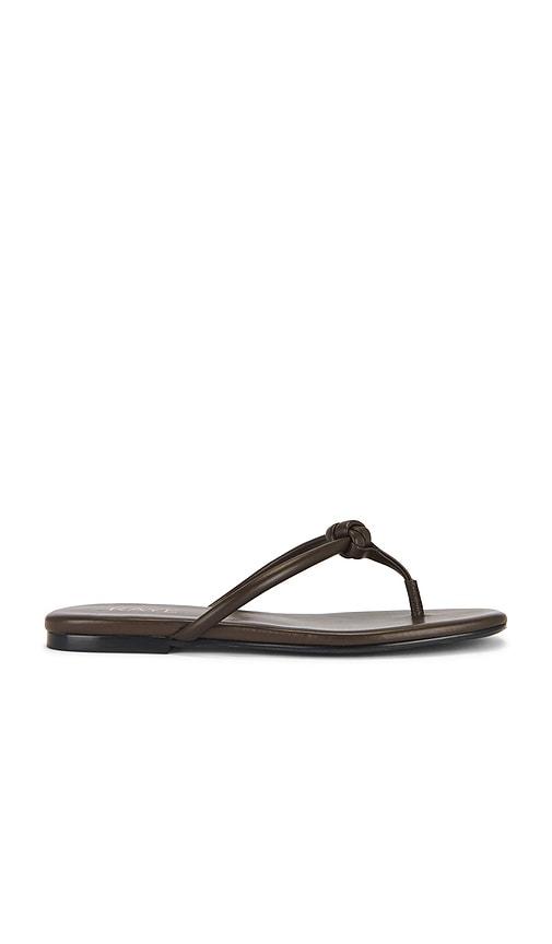 raye aarav sandal in chocolate. - size 10 (also in 6, 6.5, 7, 7.5, 8, 8.5, 9, 9.5)