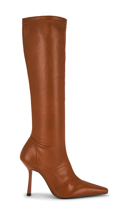 raye alexandra knee high boot in brown. - size 10 (also in 7, 8, 8.5)