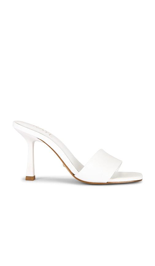 raye ali heel in white. - size 6 (also in 7, 7.5, 8, 9, 9.5)