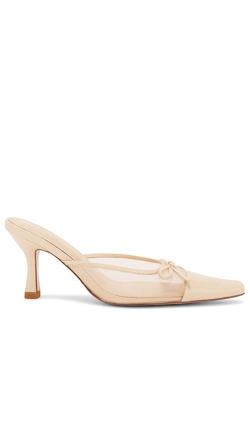 raye bardot mule in nude. - size 7.5 (also in 8, 9.5)