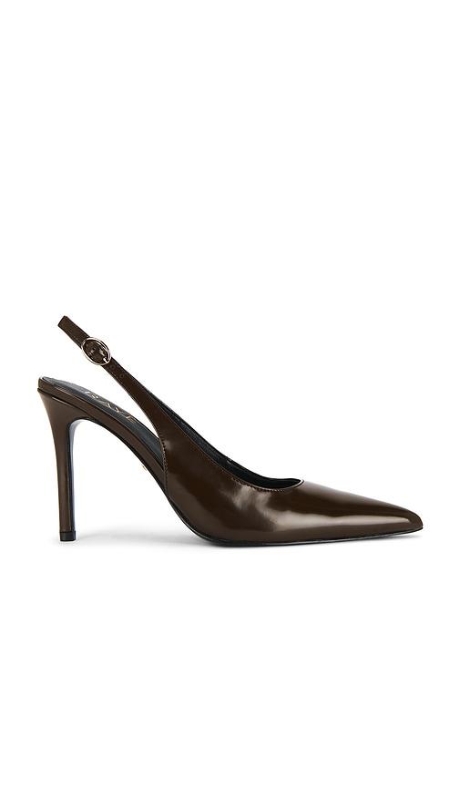 raye calla pump in chocolate. - size 10 (also in 6, 9.5)