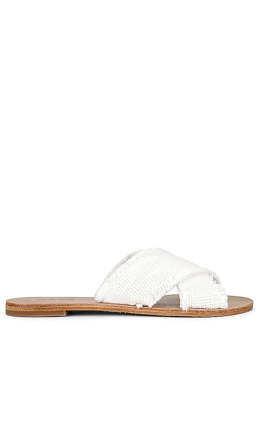 raye couer sandal in white. - size 6 (also in 7, 8.5)