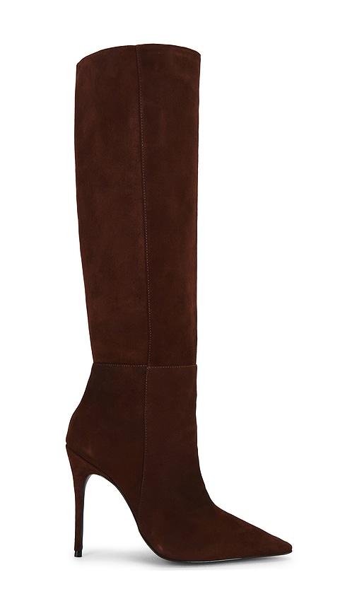 raye emilia boot in chocolate. - size 10 (also in 7.5, 9)
