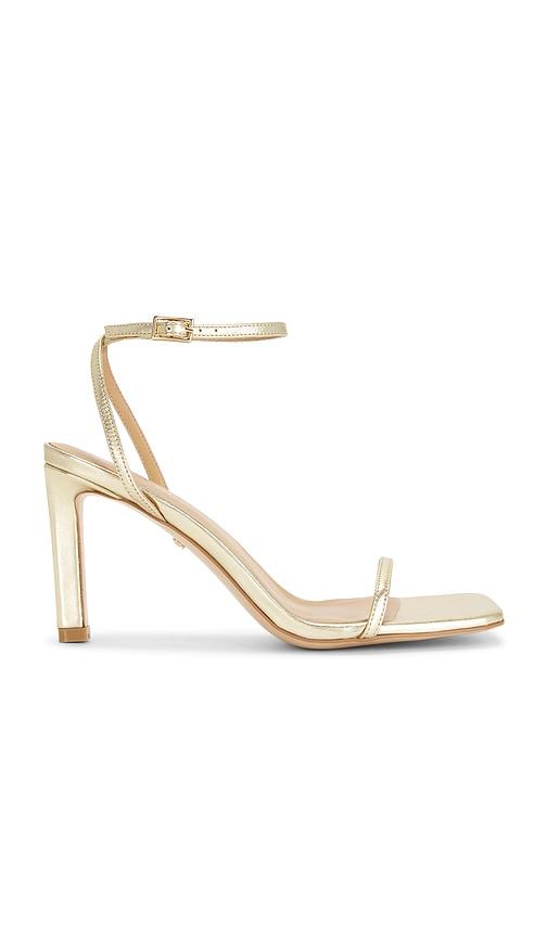 raye kathryn heel in metallic gold. - size 9 (also in 9.5)