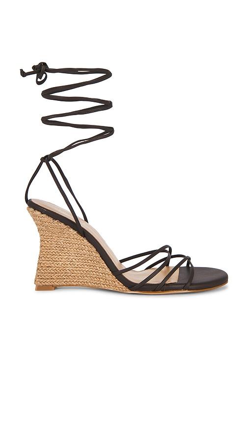 raye nayla wedge in chocolate. - size 5.5 (also in 6, 6.5, 7, 7.5, 8, 8.5, 9)