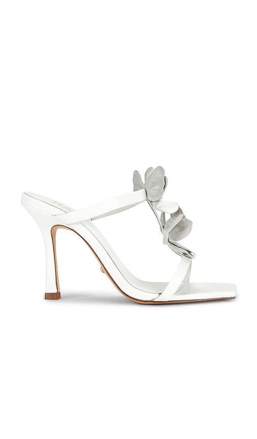 raye solana sandal in white. - size 5.5 (also in 7, 7.5, 8)