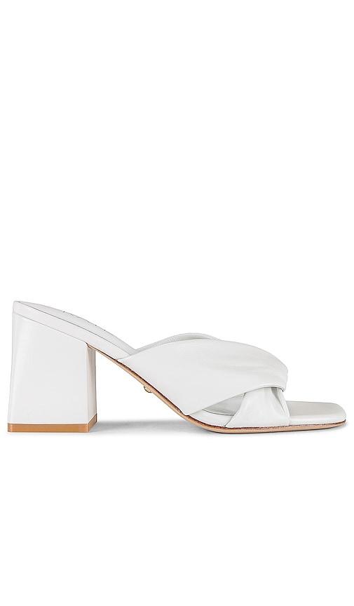 raye tabby heel in white. - size 10 (also in 6, 6.5, 7, 7.5, 8, 8.5, 9)