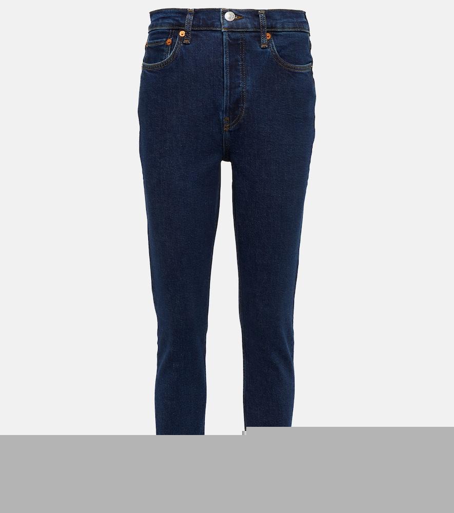 re/done ‘90s high-rise cropped skinny jeans