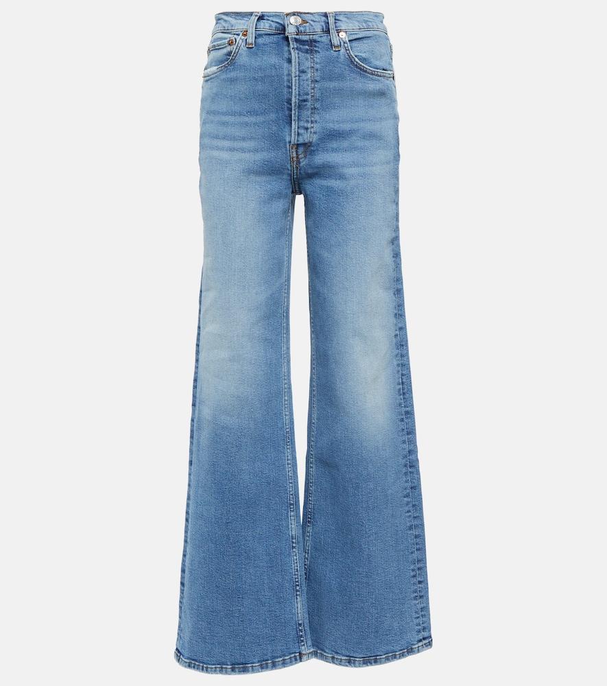 re/done '70s high-rise wide jeans