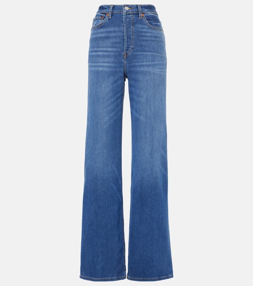 re/done '70s high-rise wide-leg jeans