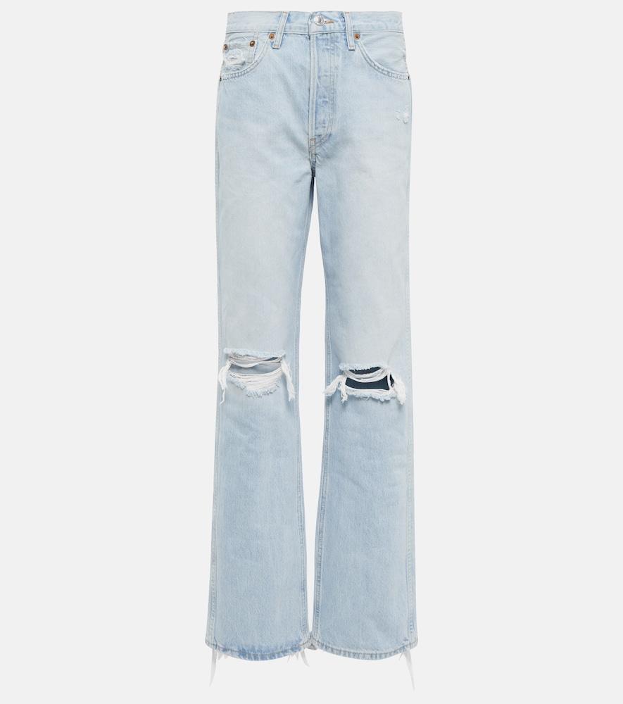 re/done '90s high-rise straight jeans