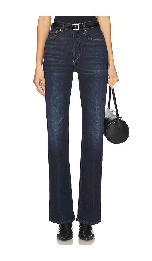 re/done 70s bootcut jeans in blue. - size 25 (also in 27, 28, 29, 30, 31, 32)