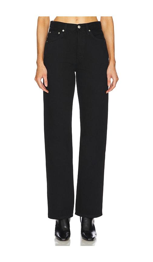 re/done 90s high rise loose jeans in black. - size 30 (also in 31)