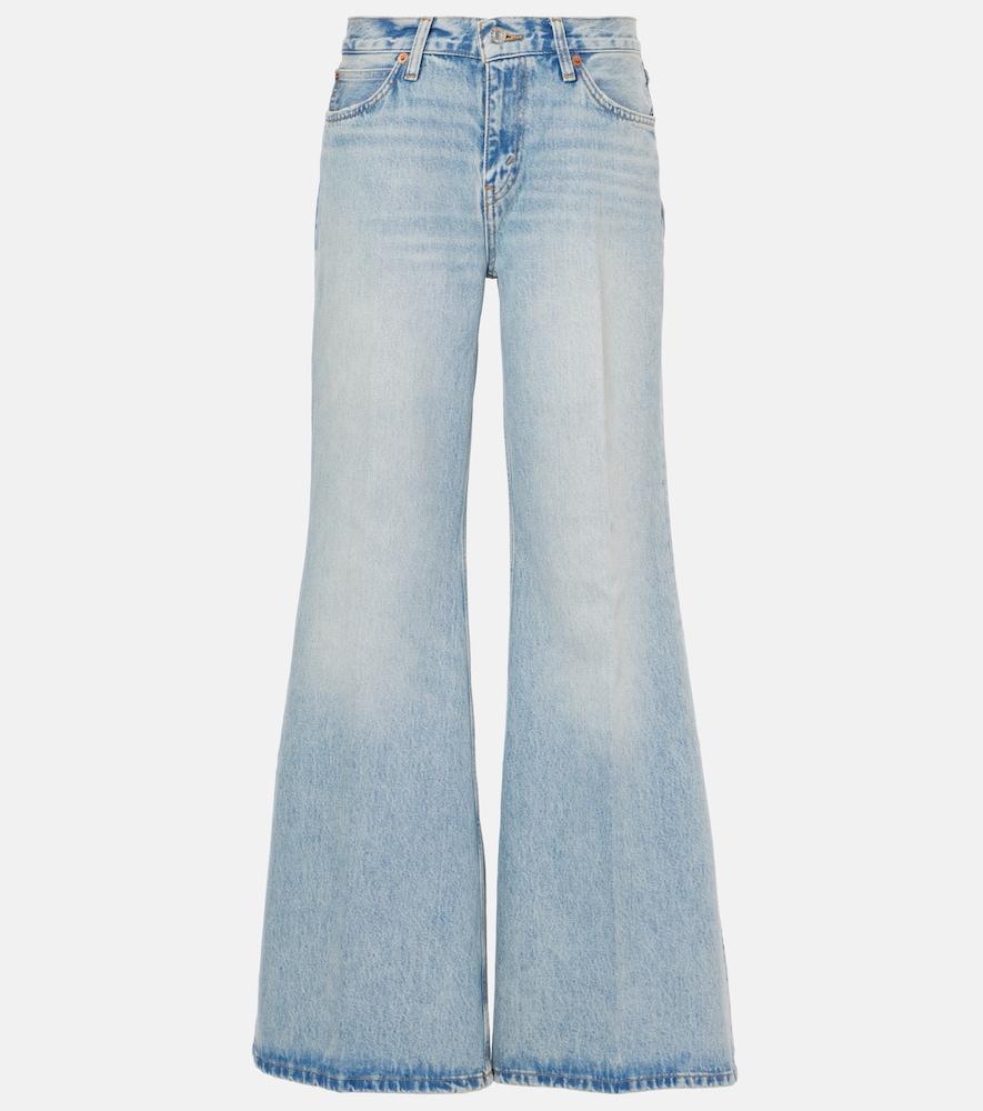 re/done baggy flared jeans