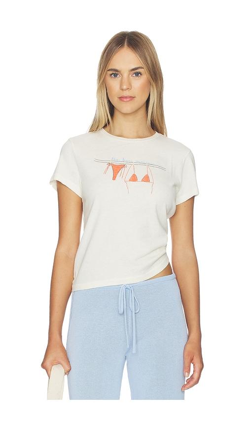 re/done classic tee bare minimum in white. - size l (also in s)